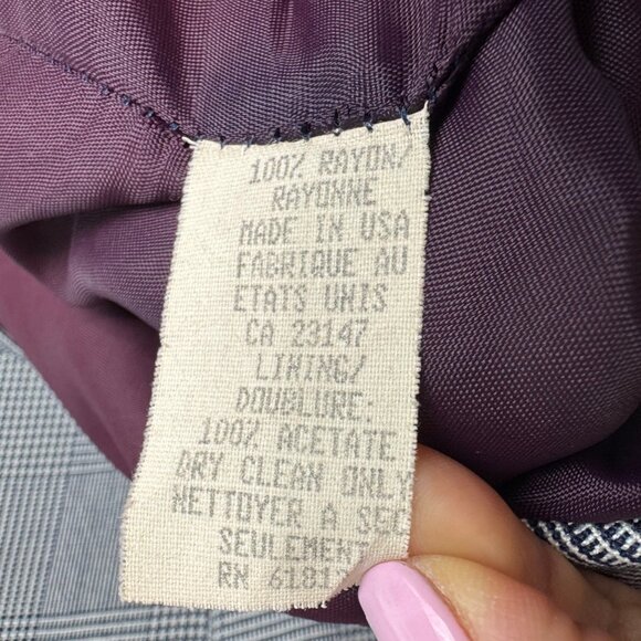 Vintage‎ Talbots Houndstooth Double-Breasted Blazer Dress Gold Buttons Size 10 - Picture 10 of 13